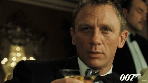 Daniel Craig Drink GIF by James Bond 007