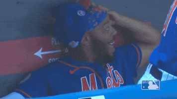 Shocked Ny Mets GIF by New York Mets