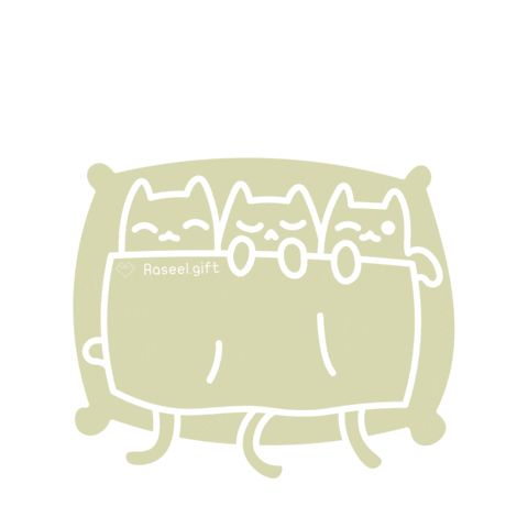 Winter Cats Sticker By Raseel gif