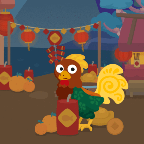 Chinese New Year Gold GIF by Studycat
