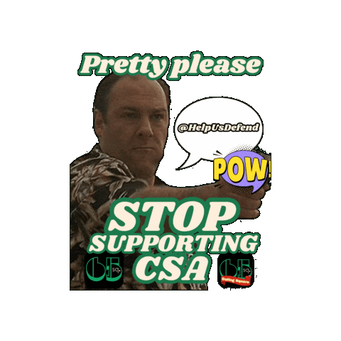 Stop It The Sopranos Sticker by DEFEND Nonprofit