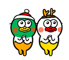 Dance Christmas Sticker by kwaesam