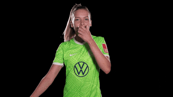 Jump In Reaction GIF by VfL Wolfsburg