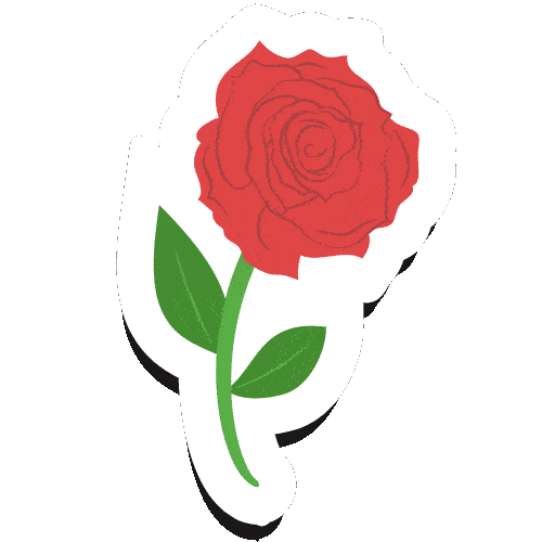Disney Rose Sticker by Opus Entretenimento