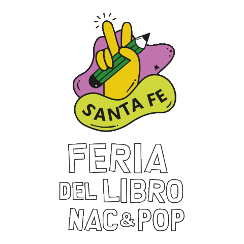 Santa Fe Libro Sticker by Federico Fulini