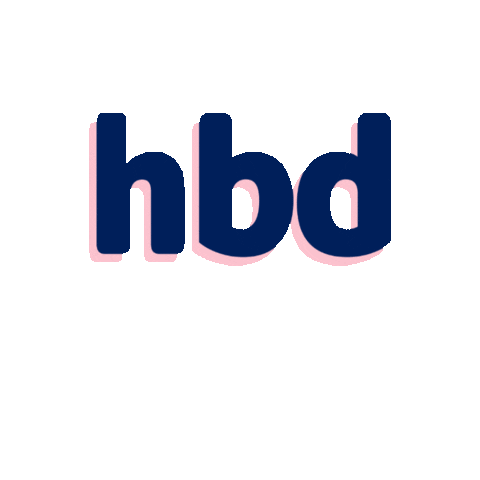 hbd Sticker