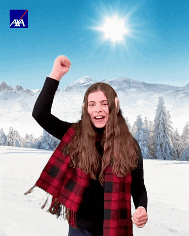 Snow Winter GIF by AXA_Deutschland