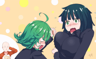 One Punch Man Sisters GIF