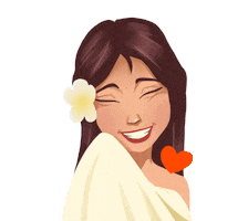 Blushing In Love Sticker