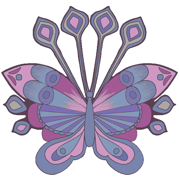 Butterfly Cowgirl Sticker by Nine Lives bazaar