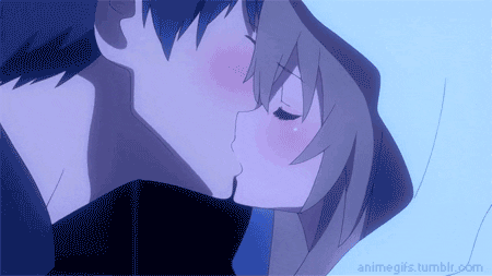 Anime Kiss Gif - roblox anime treat cigarette