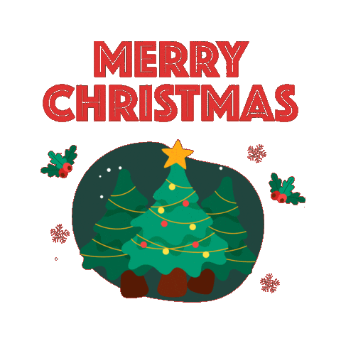 Merry Christmas Sticker by RHAD