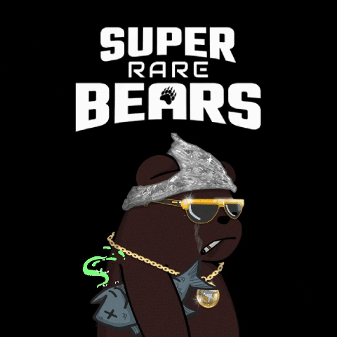 Grizzly Bear GIF by SuperRareBears