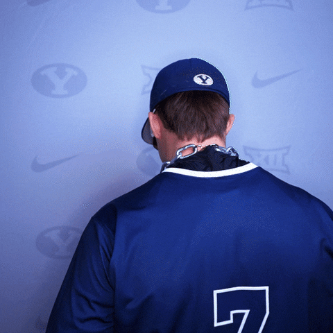 Baseball Vest GIF by BYU Cougars