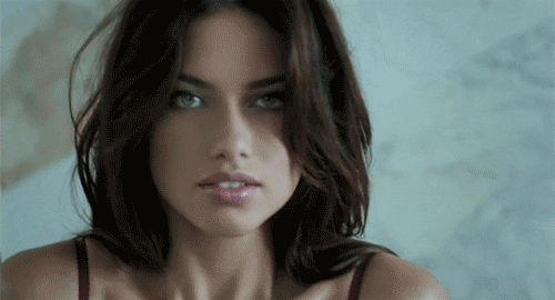 Brown and blue eyed girl in lingerie gif Adriana Lima Gifs Primo Gif Latest Animated Gifs