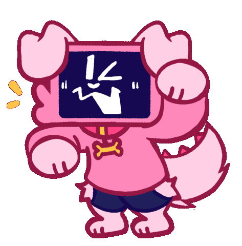 Furry Oc Dancing Sticker