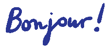 Bonjour Sticker