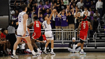 College Hoops Clap GIF by Northwestern Athletics