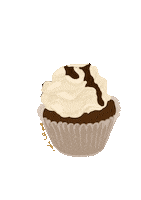 Chocolate Cake Christmas Sticker