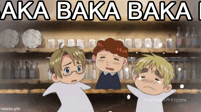 Featured image of post Anime Baka Gif So if any one knows what anime this is from lmk its been killing me sob