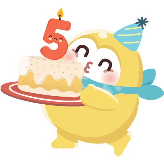 Happy Birthday Sticker by Grouu