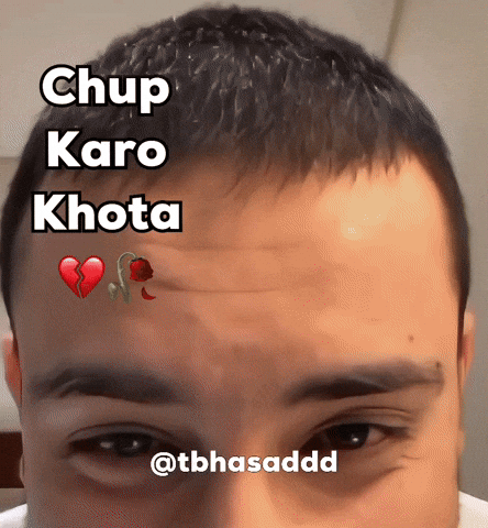 Chup Karo Khota GIF
