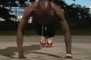 Push Up Work Out GIF