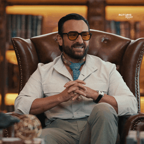 Saif Ali Khan Laughing GIF by Rotoris Room