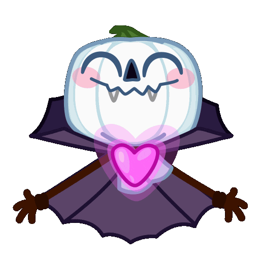 Ghost Pumpkin Sticker