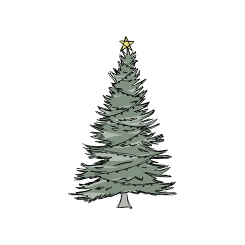 Christmas Tree Sticker