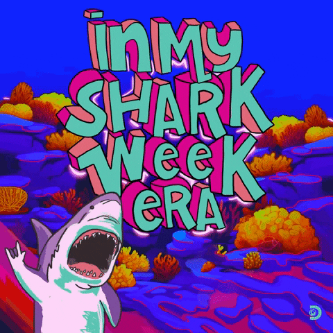 Excited Rock On GIF by Shark Week