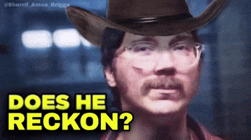 Cowboy Does He Know GIF