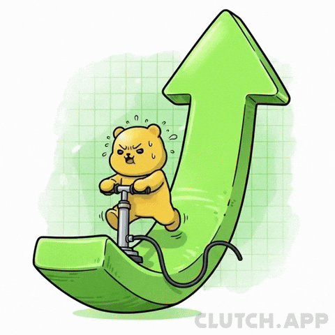 Arrow Success GIF by Kanpai Pandas