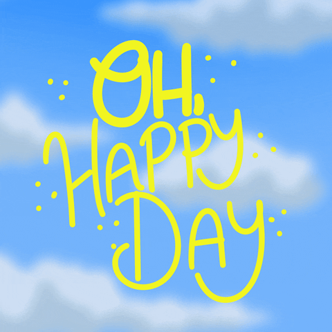 Happy Day Clouds GIF by Devon Blow