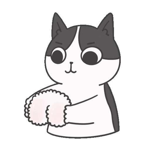 Rice Cake Buns Sticker by Cat and Cat Comics