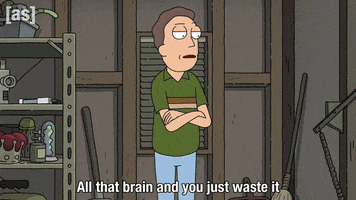 Rick And Morty Brain GIF by Adult Swim