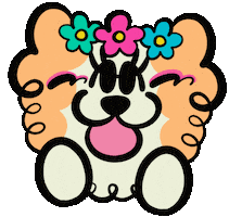 Dog 犬 Sticker by しまみほ