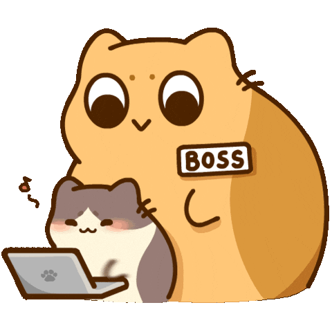 Cats Sticker by Bichi Mao