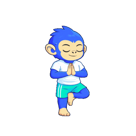 Relaxed Yoga Sticker by MonkeyFit