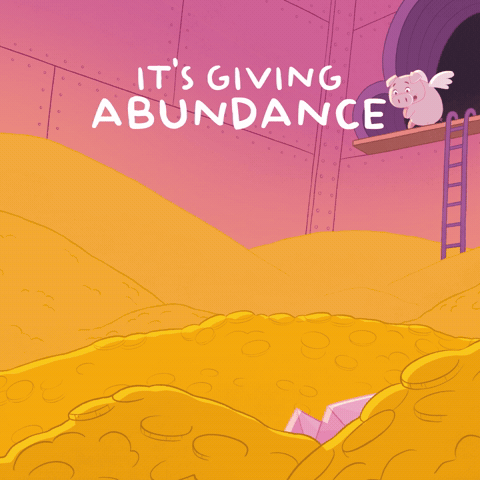 Flying Pig Money GIF by PositivelyPigasus
