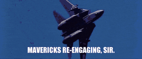 Image result for mavericks re engaging sir gif