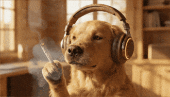 Cat Smoking GIF