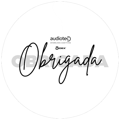 Obrigada Sticker by Audiotec Widex