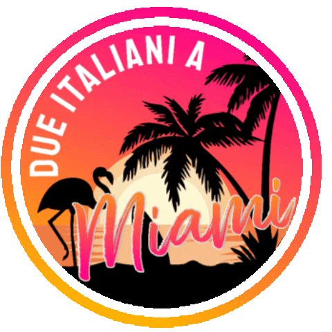 Due Italiani a Miami Sticker