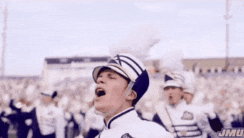 Band Marching GIF by JMUDukes