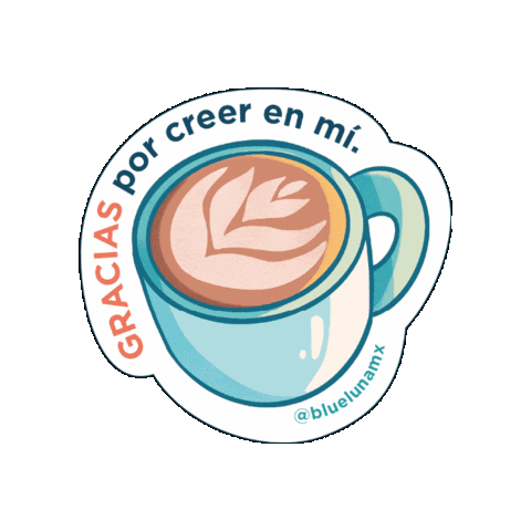 Coffee Love Sticker by Blue Luna