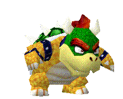 angry bowser STICKER