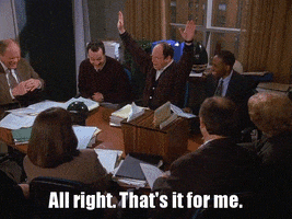 i'm out george costanza GIF