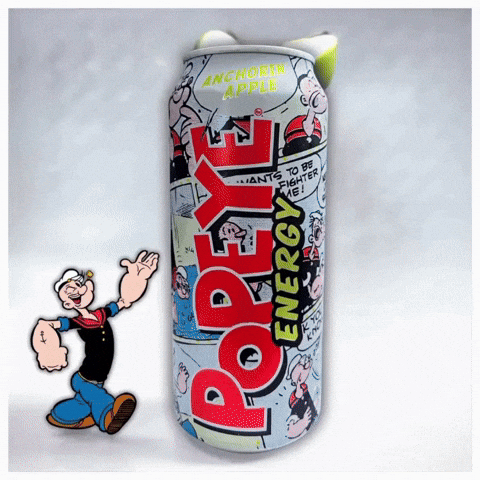 Energy Drink Apple GIF by Popeye Energy