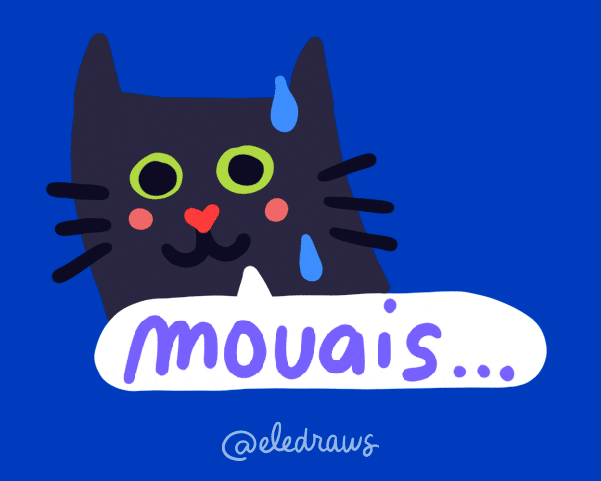 Cat Ok GIF by Eledraws (Eleonore Bem) - Find & Share on GIPHY